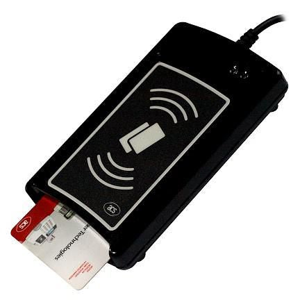 ACS ACR1281 – Stationärer RFID-Reader, RS-232, Schwarz