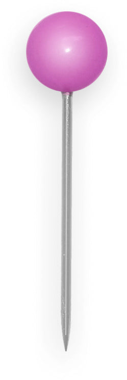 Alco Reissnägel – 16 mm, Stahl mit Kunststoffkopf, rosa