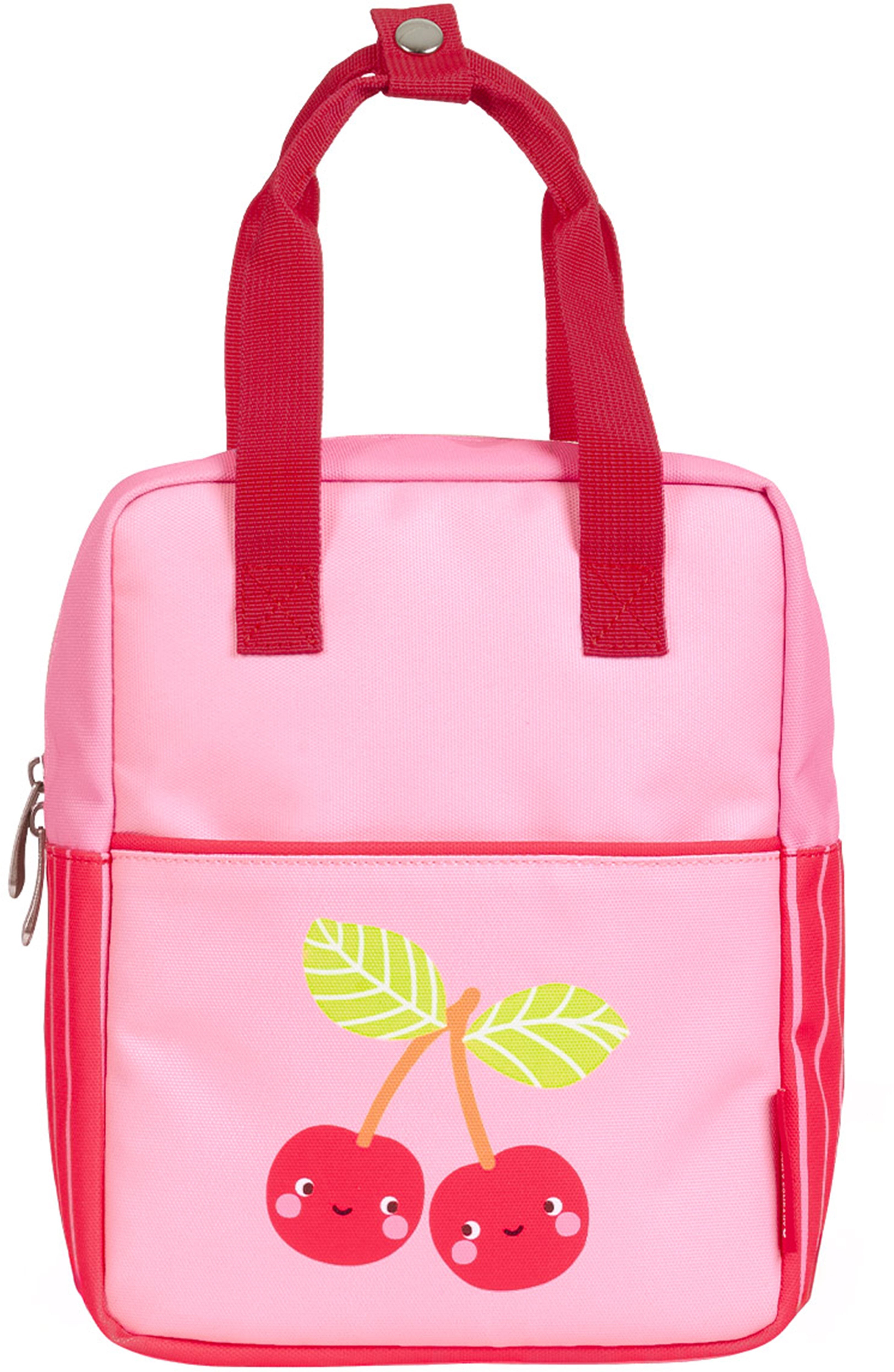 ALLC Kindergartenrucksack BPHCPI97 – 5,5 l, mit Tragegriff – Happy Cherries, 210 × 260 × 100 mm