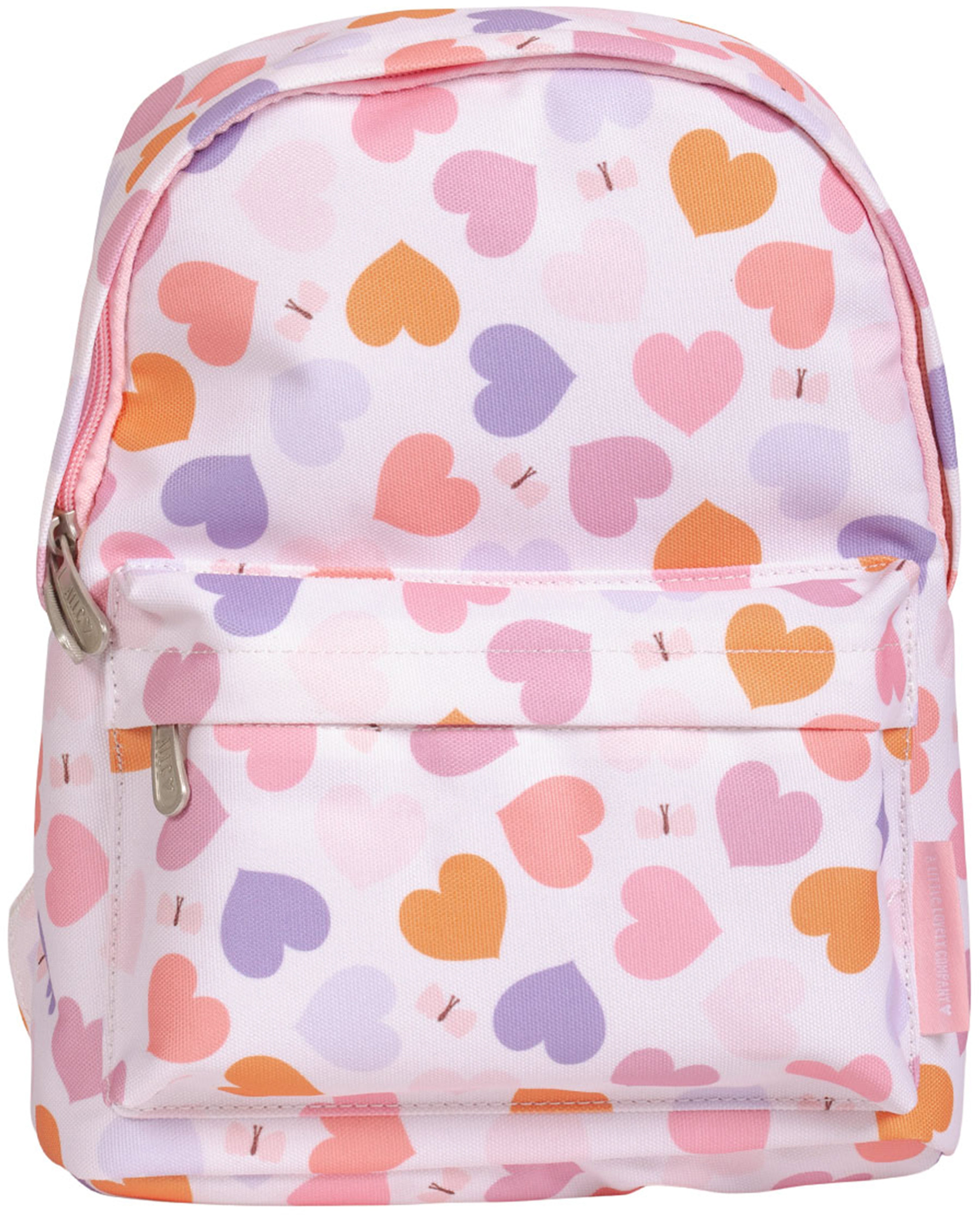 ALLC Kindergartenrucksack BPHEMU92 – Verstellbare Schultergurte – Hearts, 235 × 300 × 100 mm