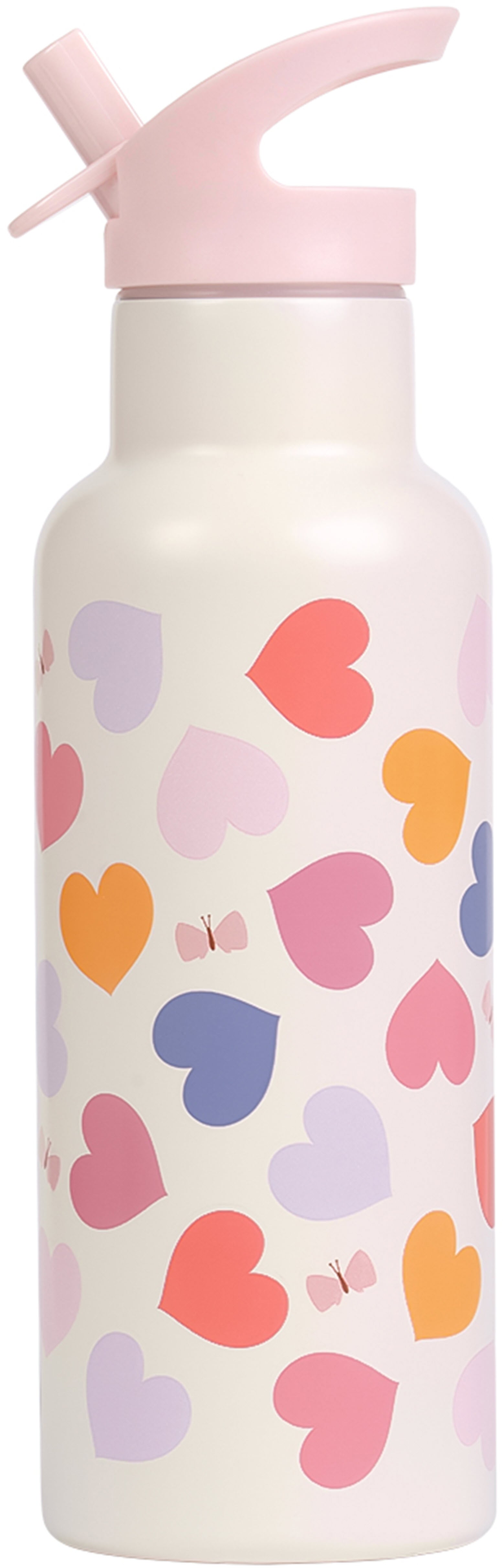 ALLC XL Isolierflasche 500 ml – Doppelwandig, Edelstahl, mit Strohhalm