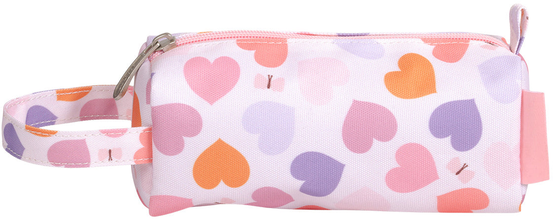 Allc PEHEMU28 – Schlamperetui, Herzen, Pink, 20 × 8 cm