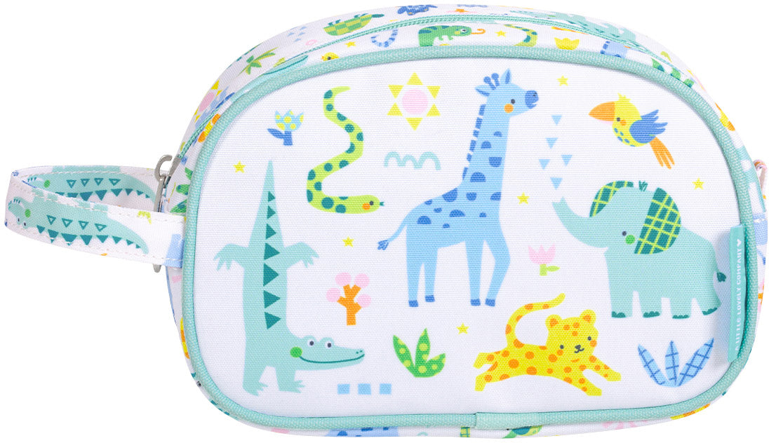 Allc Kulturbeutel – aufhängbar – 20,5 × 14 × 9,5 cm – TOJUMI19 Jungle