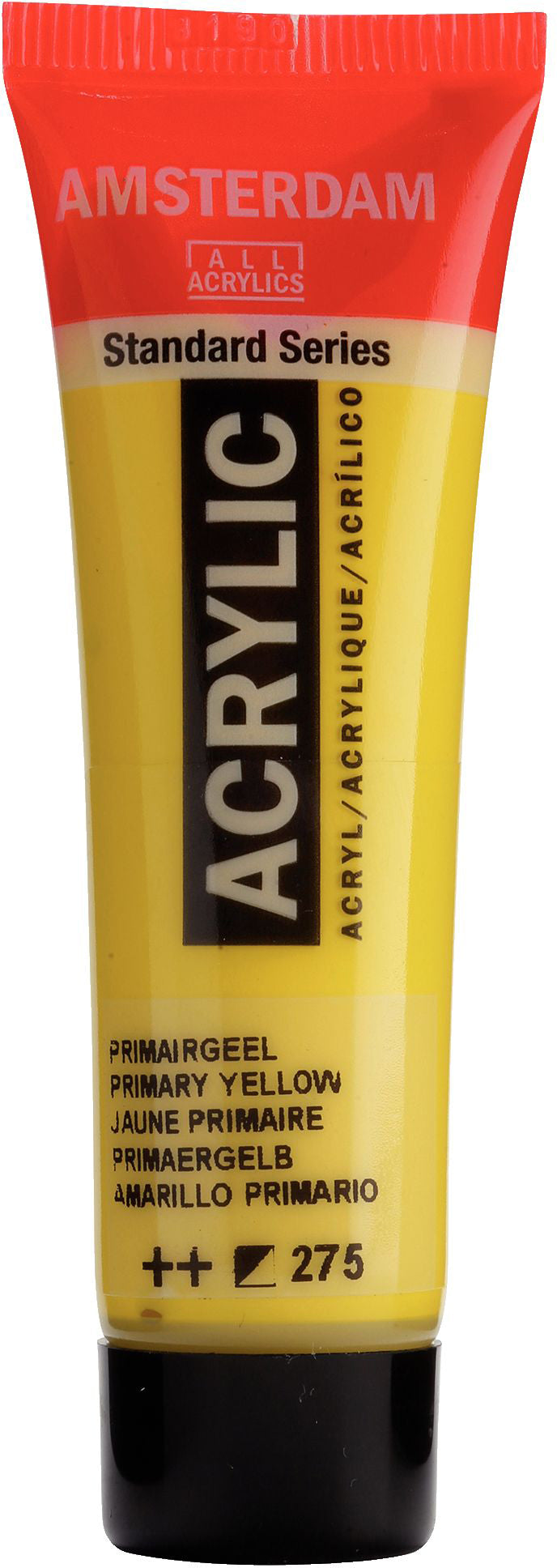 Royal Talens AMSTERDAM Standard Serie Acrylfarbe – Primärgelb 275, seidenmatt – 20 ml