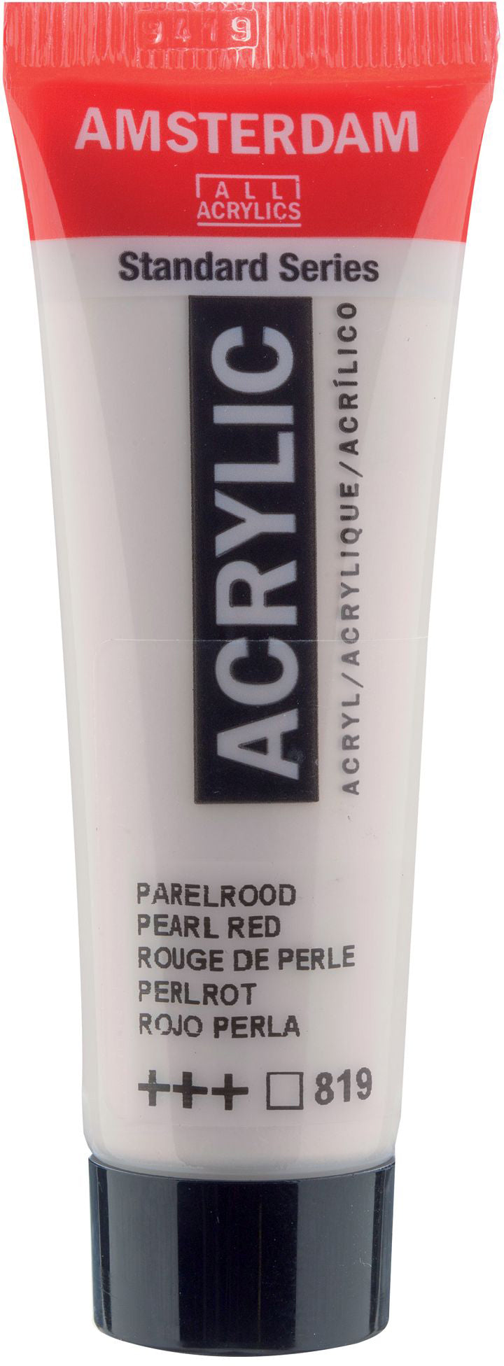 Royal Talens AMSTERDAM Acrylfarbe – Perlmuttrot 819 – 20 ml – für Leinwand, Papier, Holz