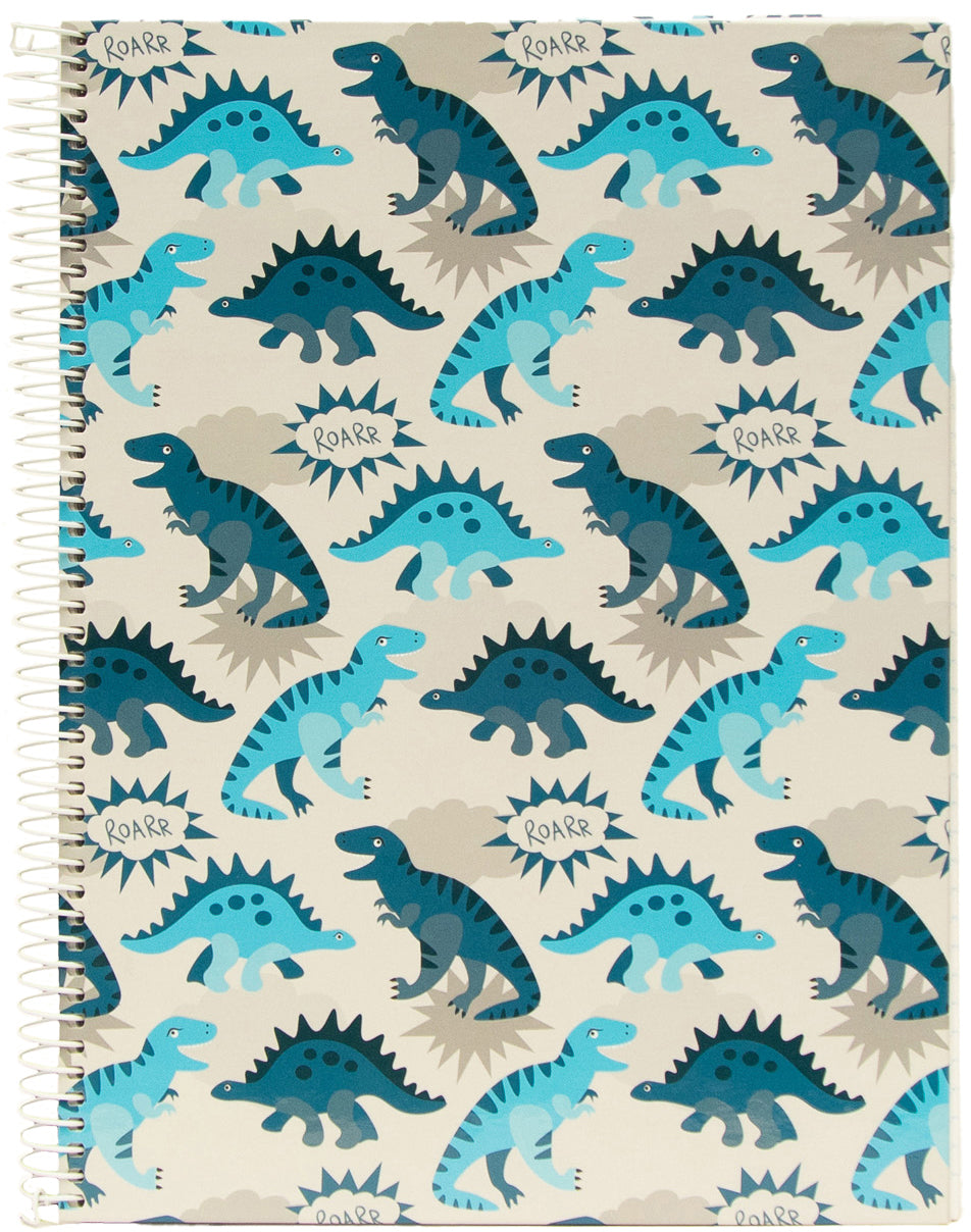 Ancor B'Log Dino Spiralbuch – A5 – kariert 5 mm – 80 Seiten – 90 g/m² – Hardcover