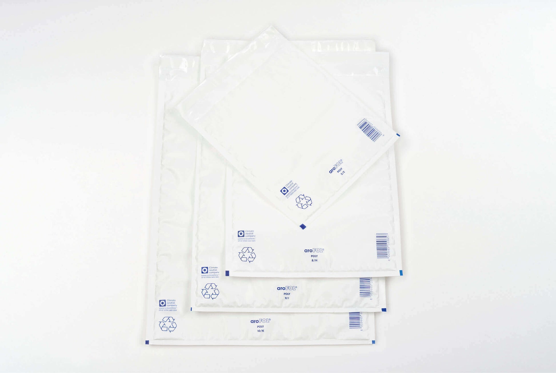 Arofol Luftpolstertasche – 315 × 383 mm, weiss, PE