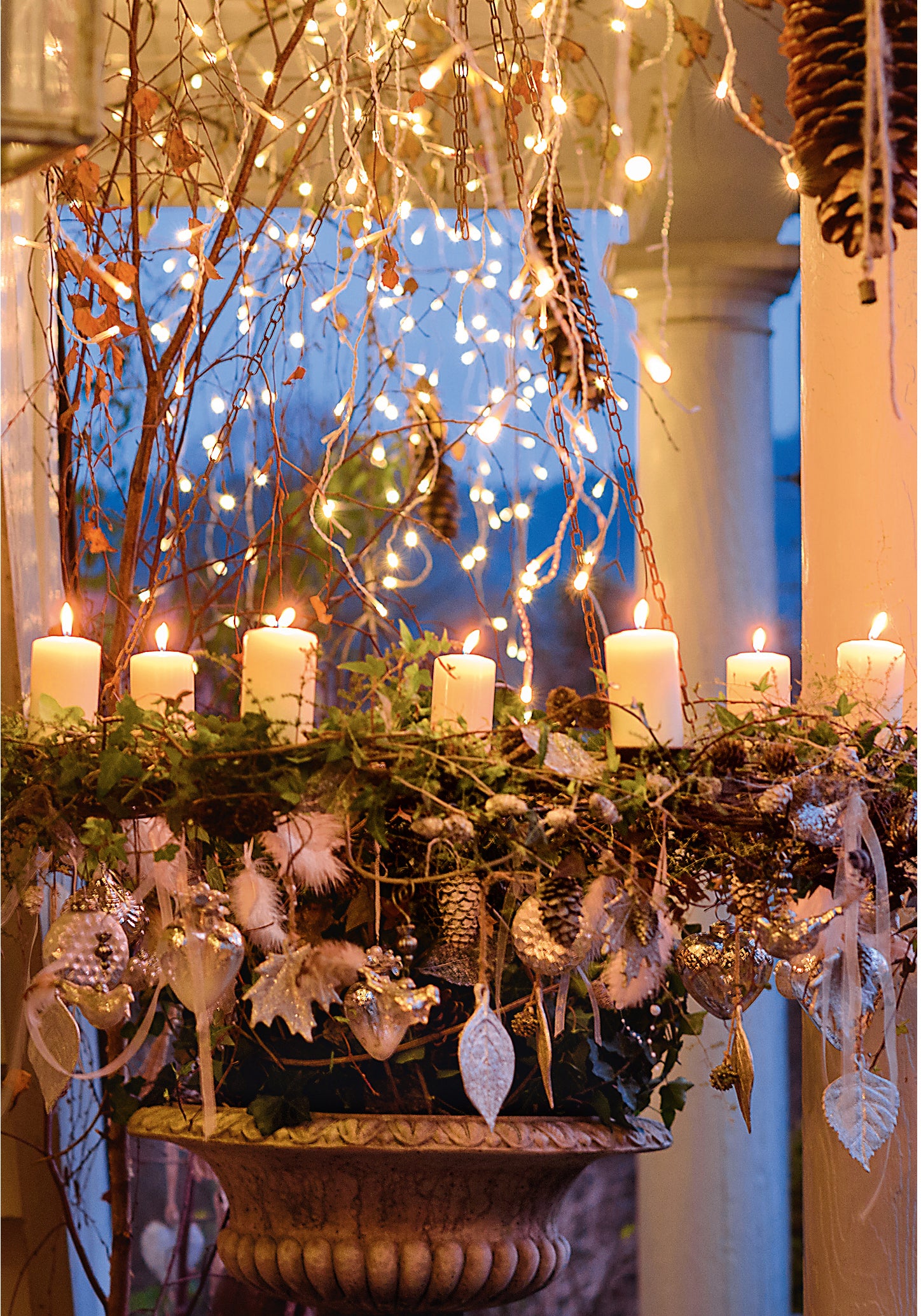 Art bula Weihnachtskarten – 120 × 175 mm, Weihnachtsschmuck mit Kerzen