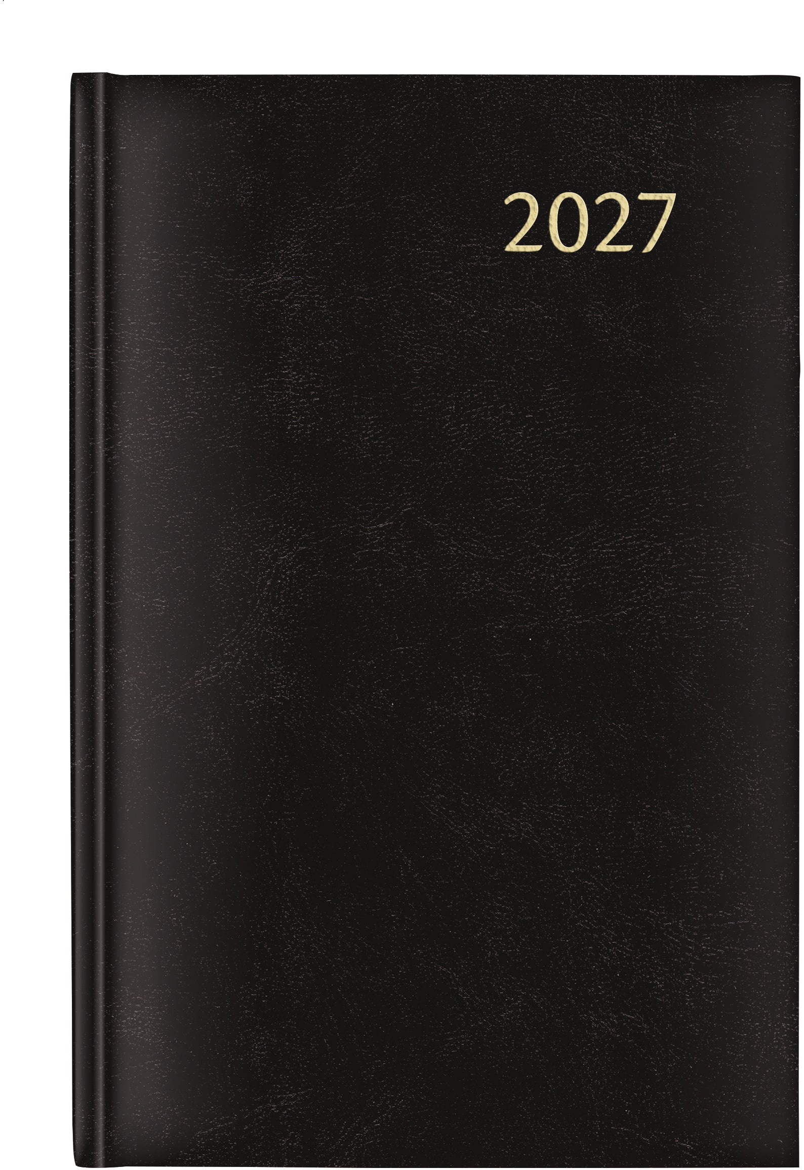 Aurora Florence Daily – Tagesagenda 2027, 1 Tag/1 Seite, 14 × 21 cm, schwarz