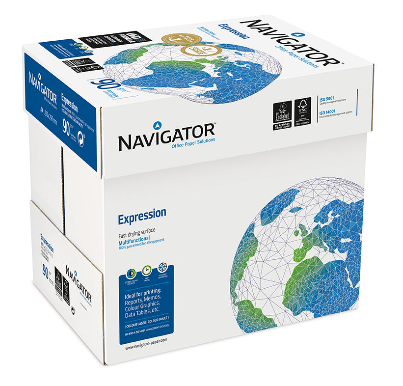 Navigator Expression Kopierpapier Hochweiss – A3, 90 g/m², 2'500 Blatt