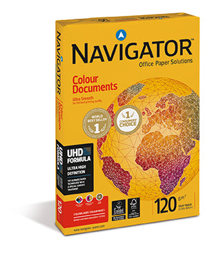 Navigator Colour Documents Kopierpapier Weiss – A3, 120 g/m², 2'000 Blatt