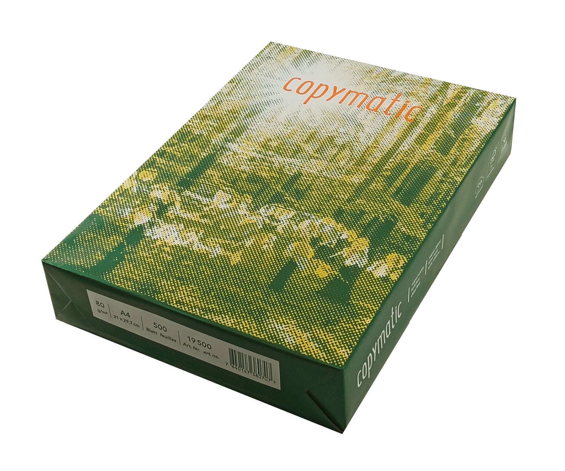 Copymatic Kopierpapier Hochweiss – 80 g/m², 50'000 Blatt