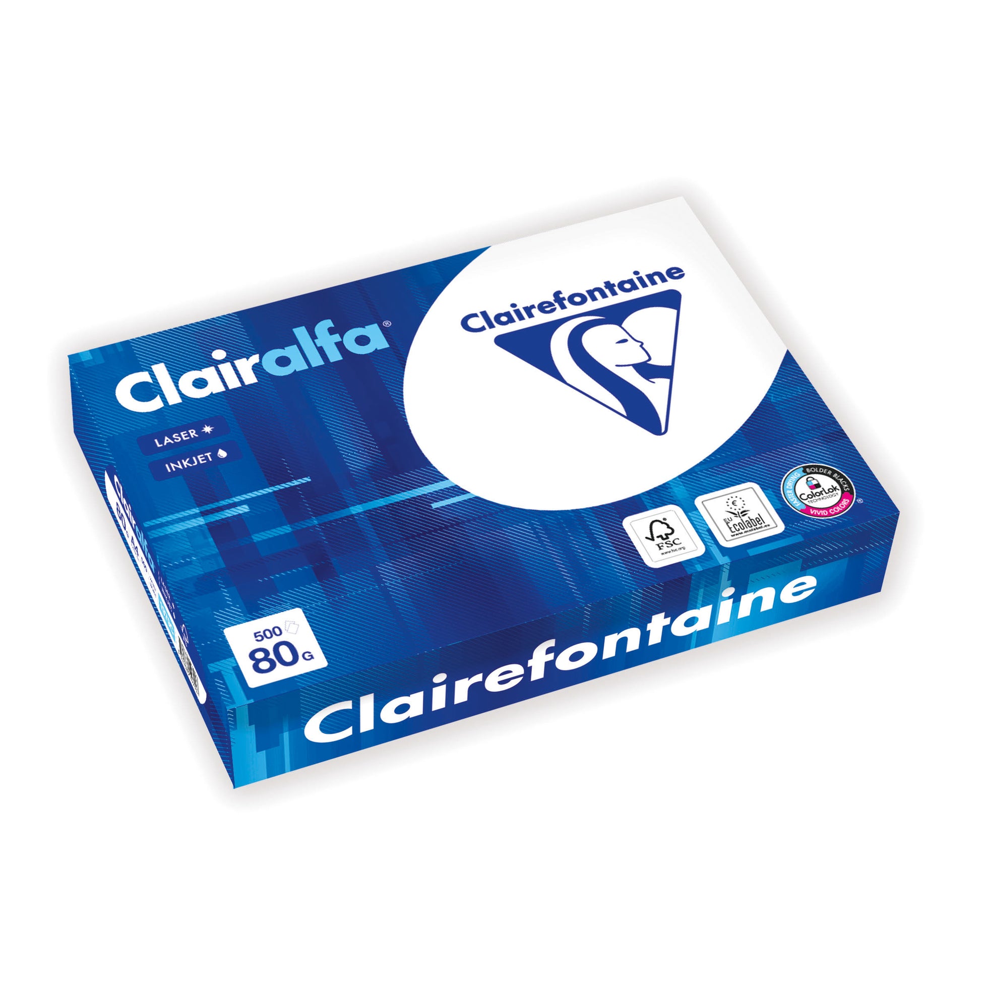 Clairalfa Universalpapier, hochweiss, A3, 90 g/m², für Inkjet/Laser, ColorLok, 2'500 Blatt