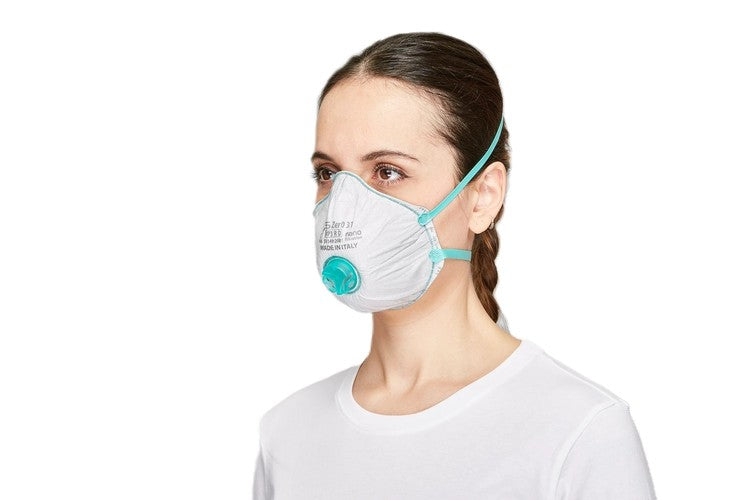 BLS – Atemschutzmaske FFP3 Zer0 31 – mit Ventil, R, D – 10 Stk. – EN 149
