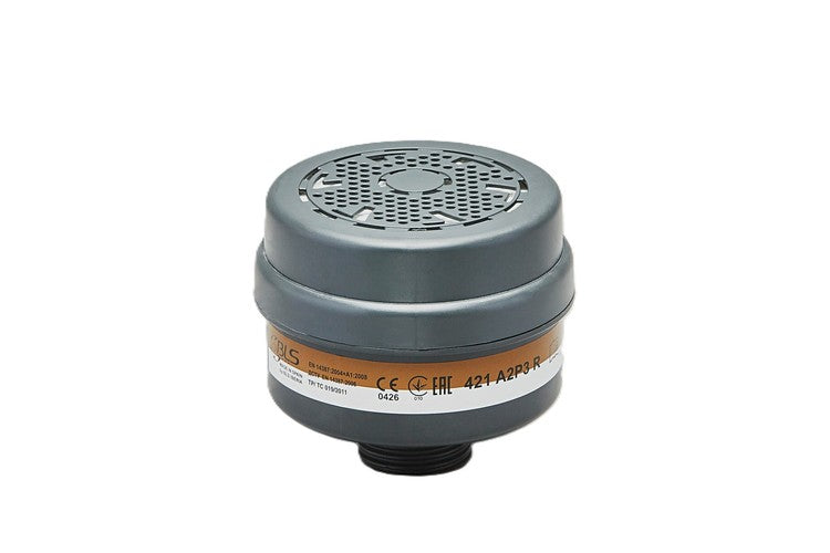 BLS – Ersatzfilter A2/P3 R 421 – 4 Stk. – für BLS Halb- und Vollmasken mit RD40-Anschluss