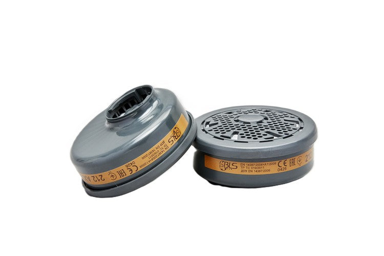BLS – Ersatzfilter AX 212 – 4 Stk. – für Halb- und Vollmasken mit RD40-Anschluss