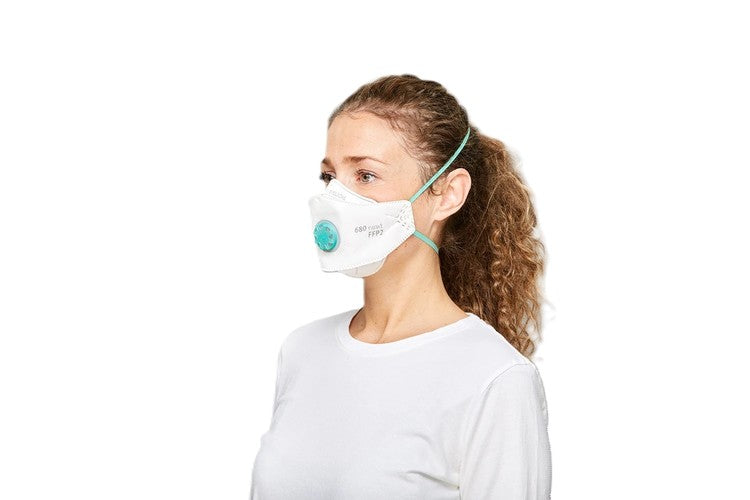 BLS – Atemschutzmaske 680next – mit Ventil – M/L – 10 Stk.
