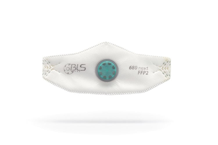 BLS – Atemschutzmaske 680next – mit Ventil – S – 10 Stk.