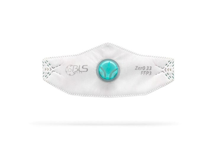 BLS – Atemschutzmaske FFP3 Zer0 33 Flat – R, D – M/L – 10 Stk. – EN 149