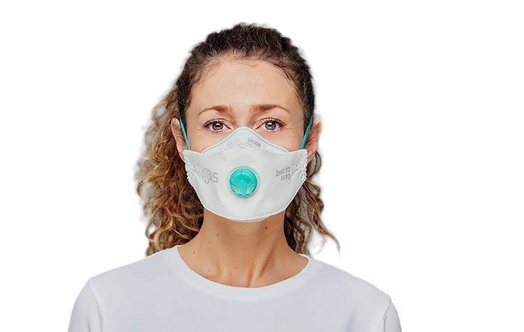BLS – Atemschutzmaske FFP3 Zer0 33 Flat – R, D – M/L – 10 Stk. – EN 149