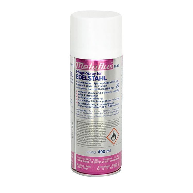 Metaflux Edelstahlpflege/-reiniger – Spraydose – 400 ml