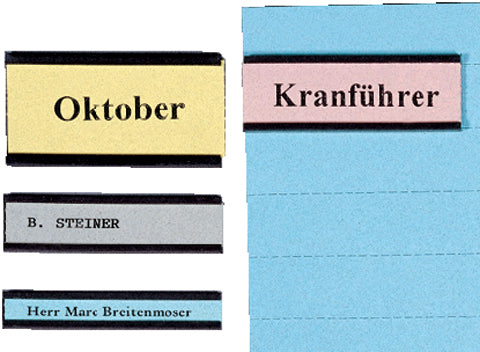 Berec Etikettenträger ET16/20 U-Profil – magnetisch – 10×60 mm – 20 Stk.