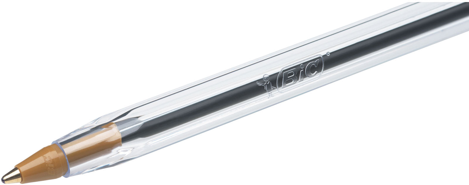 BIC Cristal M Kugelschreiber – Schwarz, Medium, Deckel