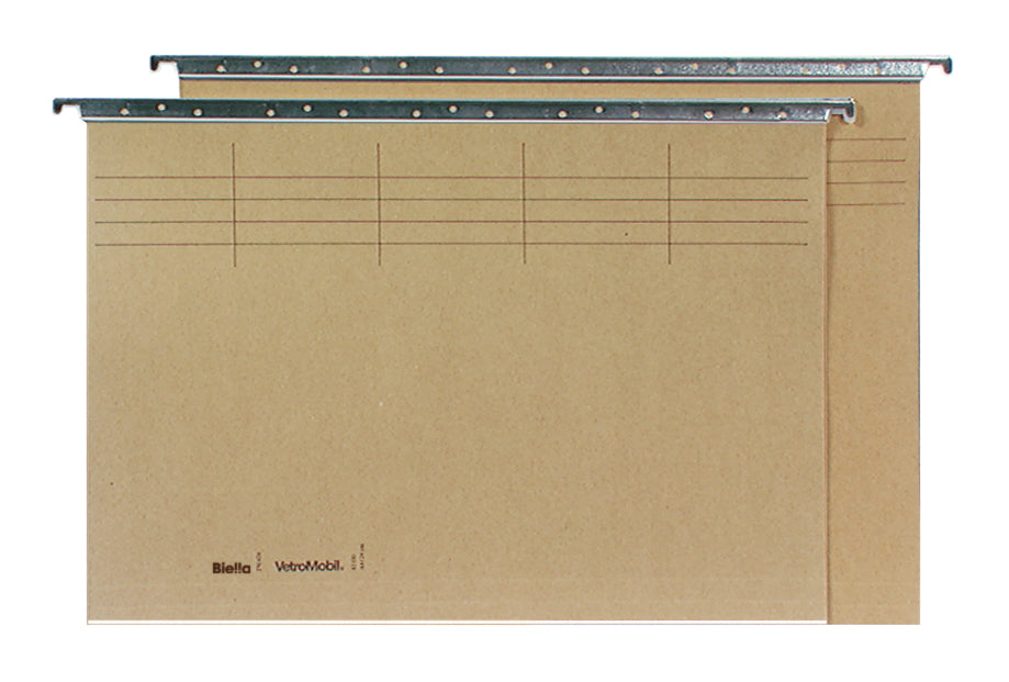 Biella Hängemappe – für A4, Bodenbreite 25 mm, Olivgrün, Karton, 10 Stk.