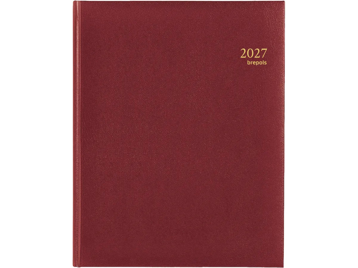 Brepols Concorde Lima – Agenda settimanale 2027, 1 settimana/2 pagine, 21 × 27 cm, Copertina rigida