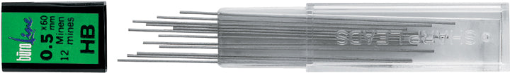 Buroline 254251 Zirkelminen – Grau, 0,3 mm, 12er-Pack, HB