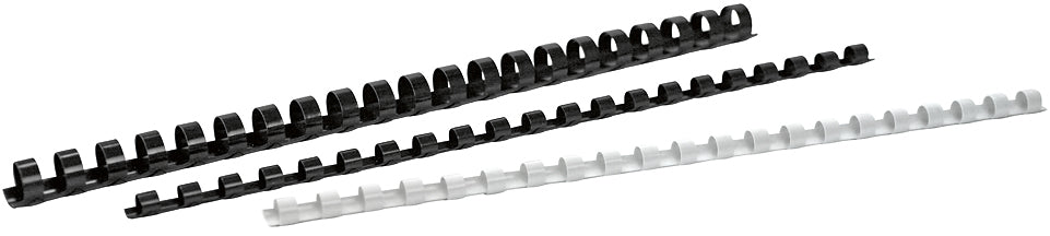 Büroline CombBind Plastikbinderücken – A4 – Ø 12 mm, rot – 100 Stk.