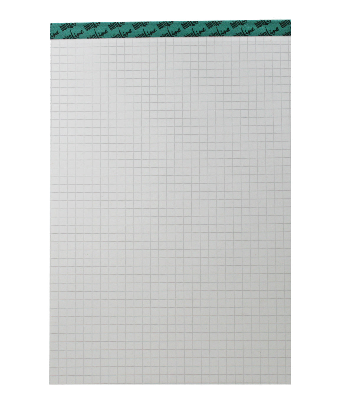 Büroline Notizblock – A4 – kariert 5 mm – 100 Blatt – 70 g/m², perforiert, aus 100% Altpapier, grau