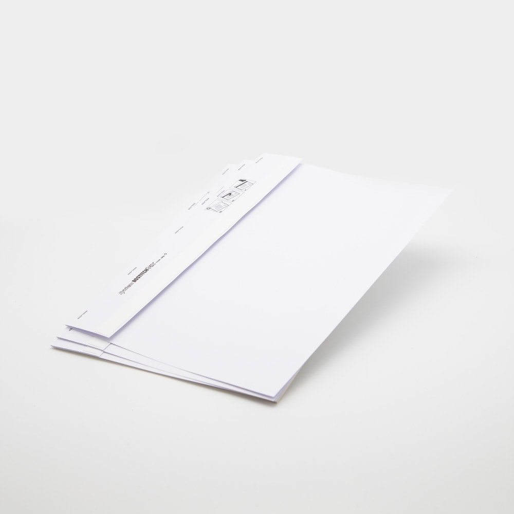 Bostitch BoFix Schnellhefter für A4, Karton, weiss – bis 20 Blatt – 50 Stk