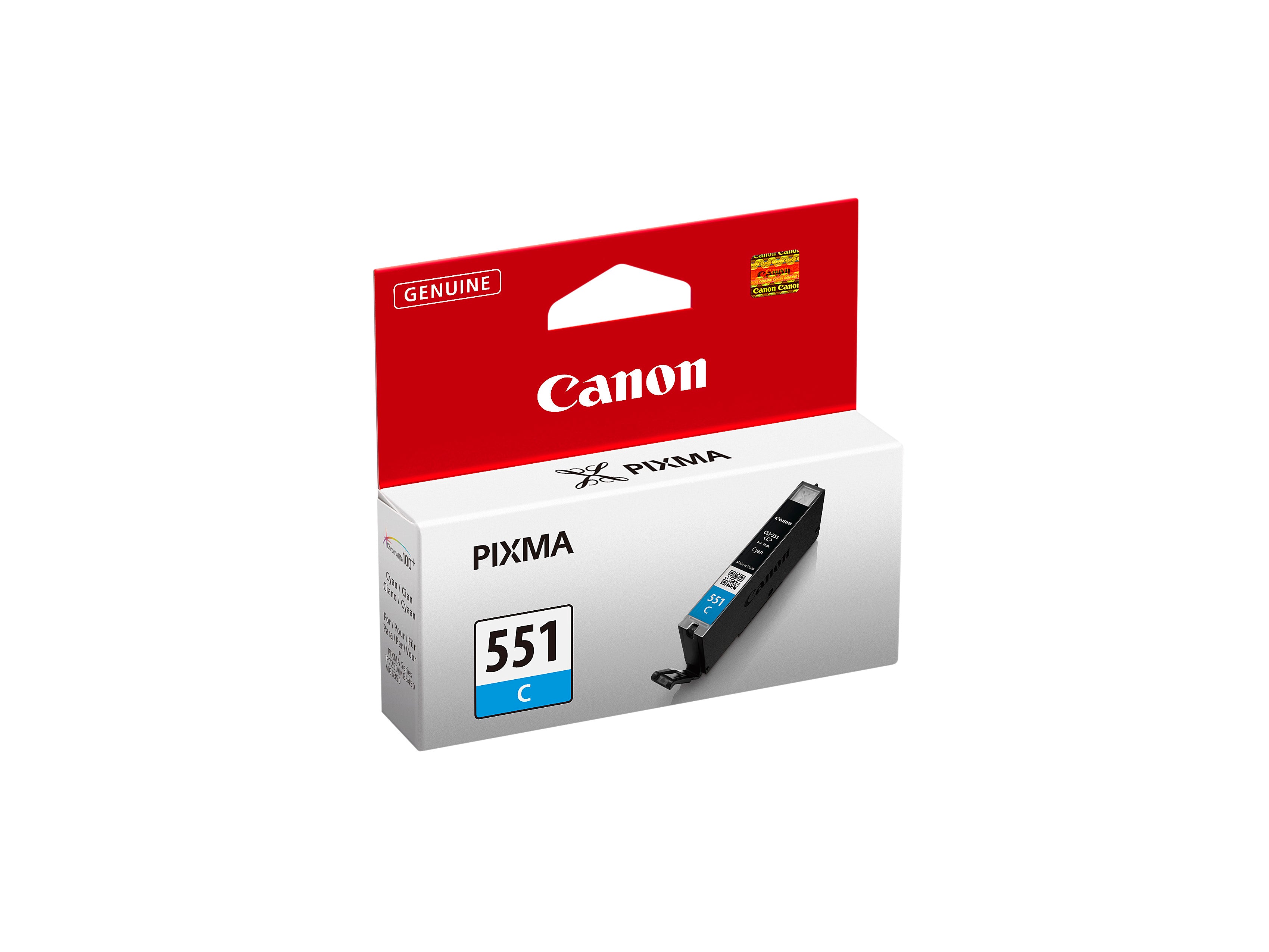Canon CLI-551C Cyan Tintenpatrone (Original) – 304 Seiten – für PIXMA MG6350