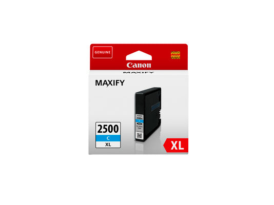 Canon PGI-2500XL Cyan Tintenpatrone (Original) – 1'755 Seiten – für Canon MAXIFY MB5050/MB5350/iB4050
