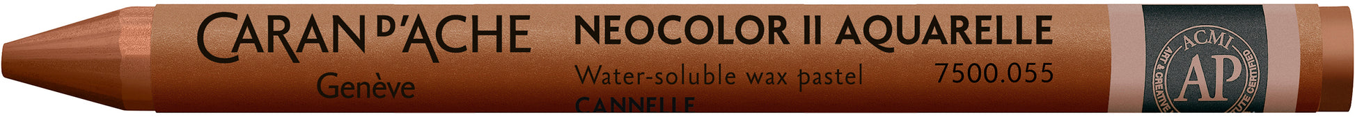 Caran d-Ache Caran d’Ache Neocolor II Wachsmalkreide – Zimtbraun, wasservermalbar, lichtbeständig