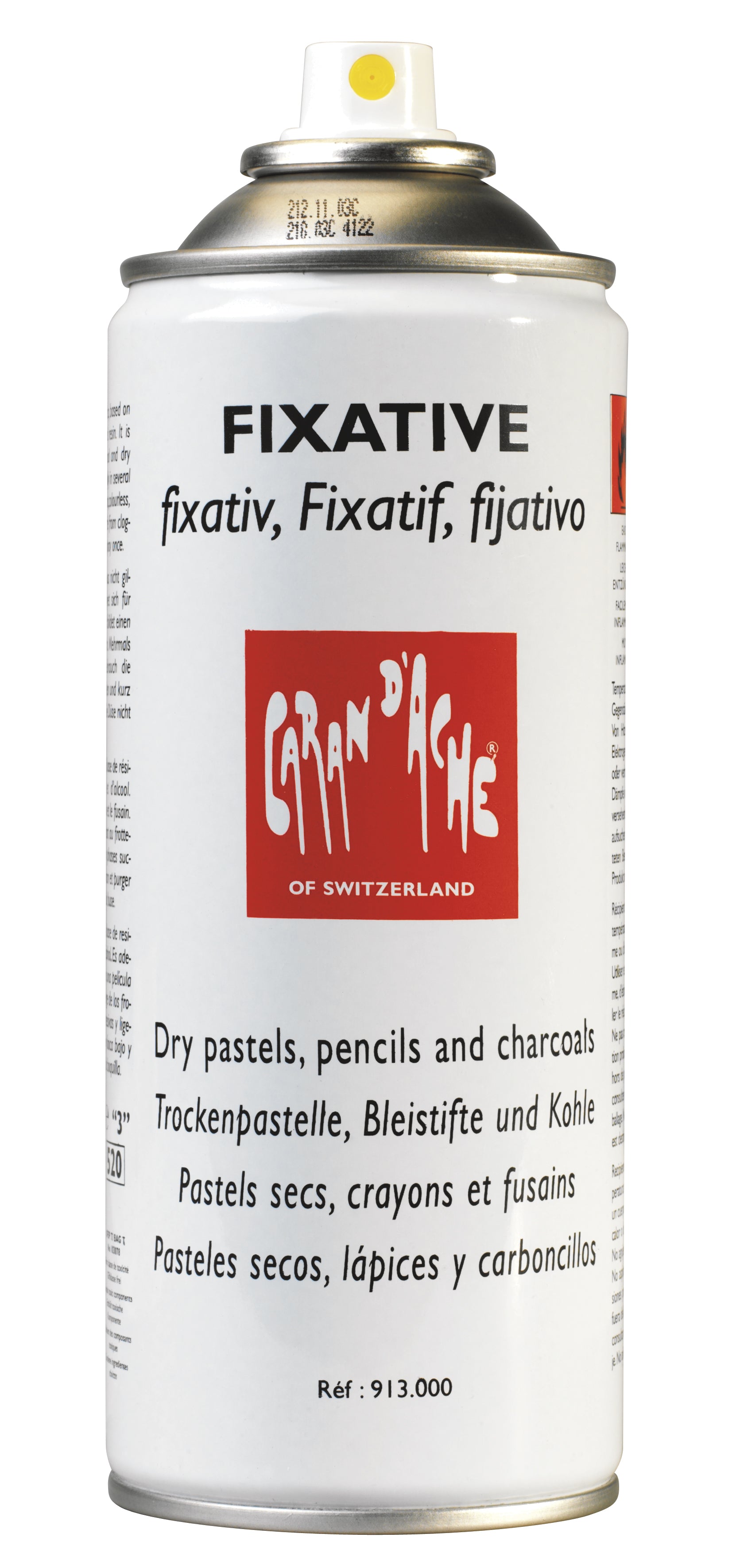Caran d-Ache Caran d'Ache Fixierspray, Basislackgrundierung – Transparent – 400 ml – für Papier