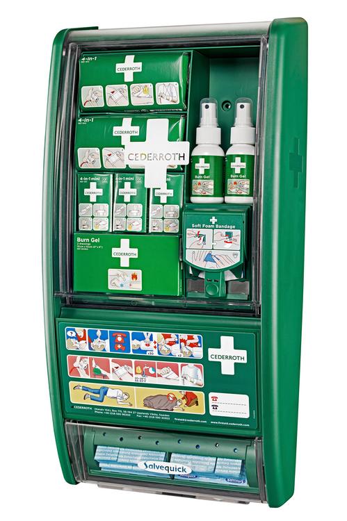 Cederroth Verbandschrank – DIN 13157, befüllt, 290 × 560 × 120 mm