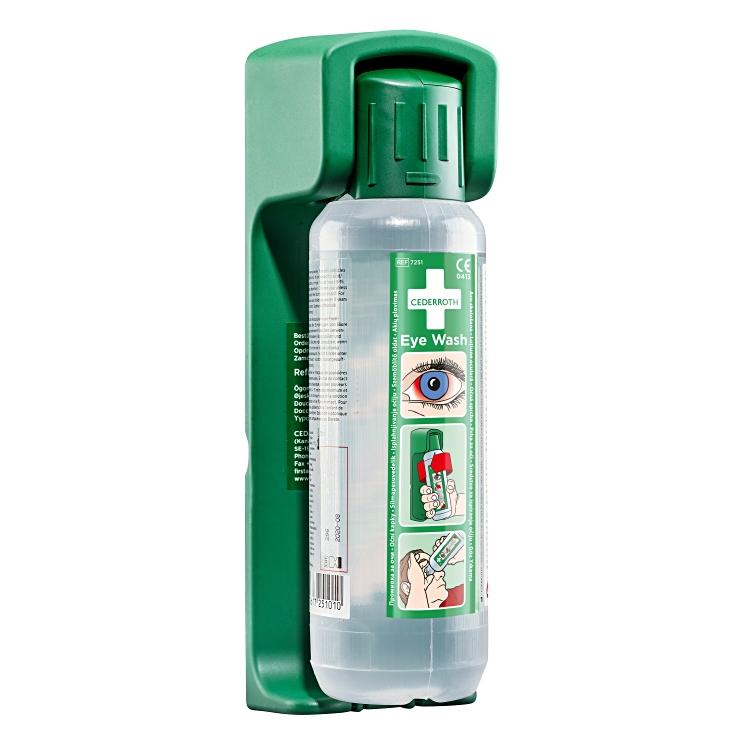 Cederroth Augenspülstation – Wandmontage, für 500 ml Augendusche, 90 × 270 × 70 mm