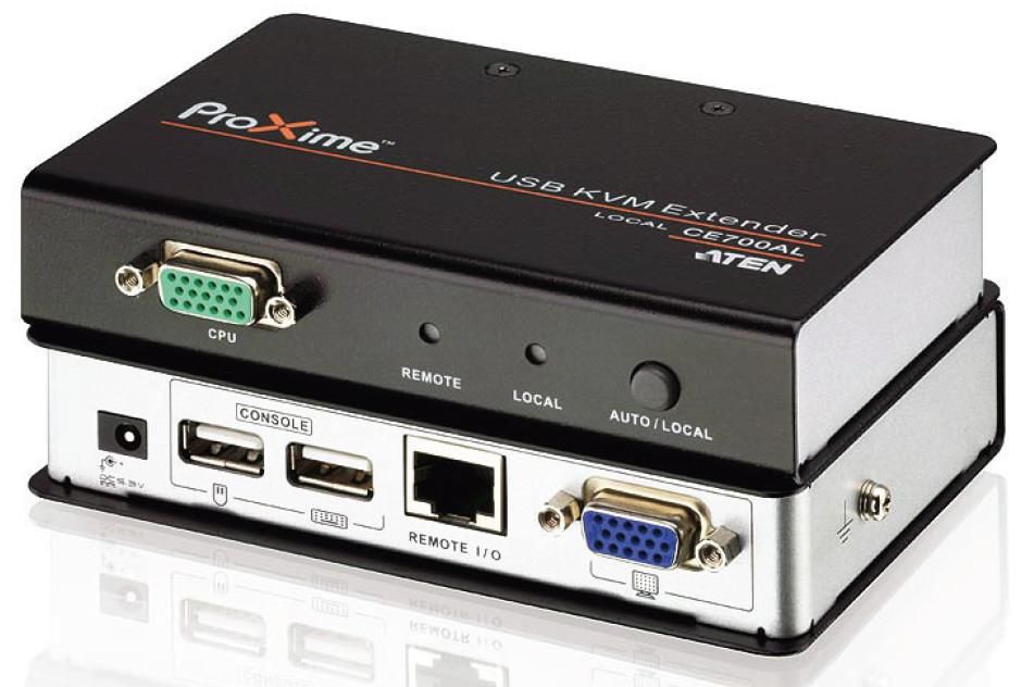 ATEN USB/VGA KVM-Extender über Cat5e/6, bis 150 m, 1920 × 1200, Set