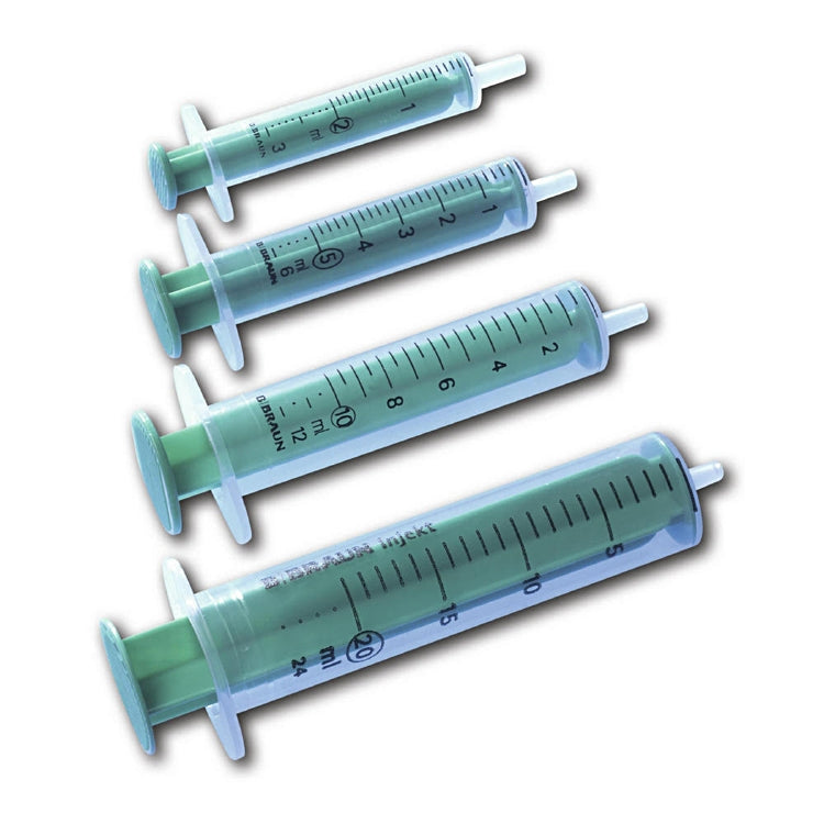 Injektionsspritze – steril, 2-teilig, exzentrisch – 20 ml – 100 Stk