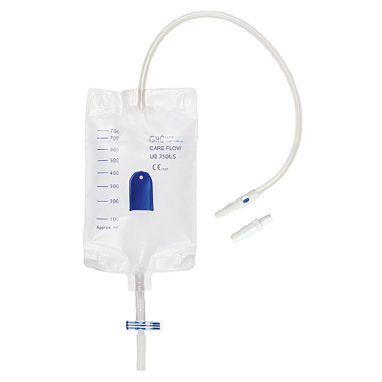 Care Flow Beinbeutel UB750 – unsteril, mit Refluxventil, 750 ml – 10 Stk