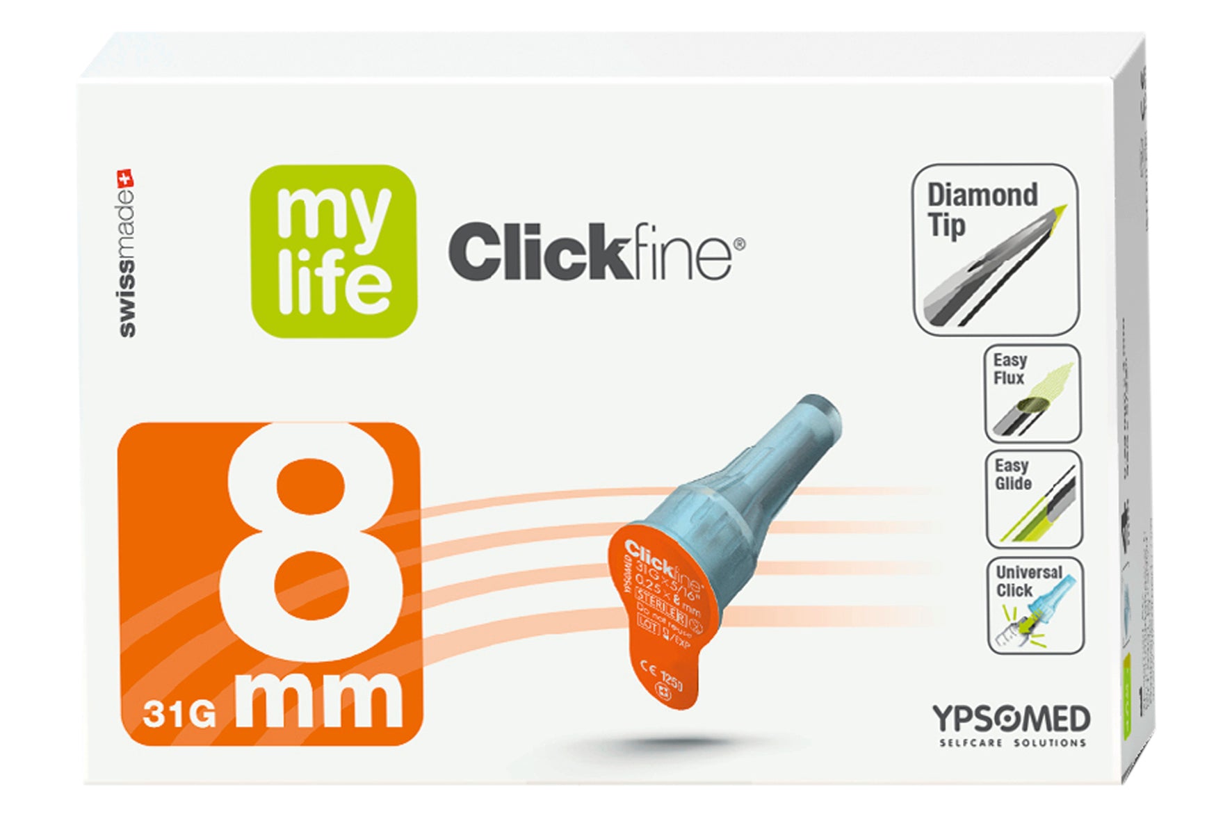 Ypsomed Pen-Nadeln – 31 G, 8 mm, steril – 100 Stk