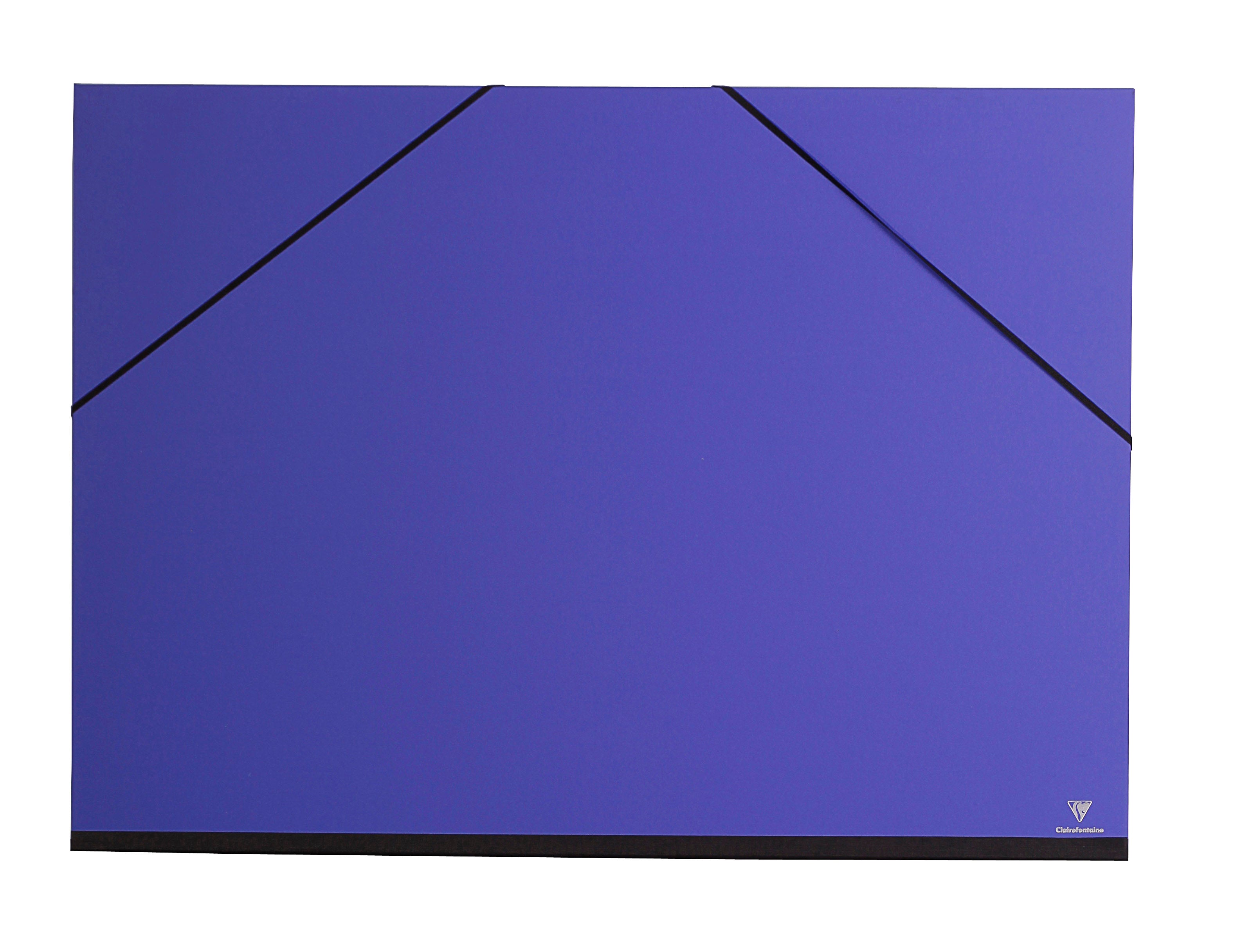 Clairefontaine Zeichenmappe A3+ – Gummiband, Indigo, Füllhöhe 7 mm