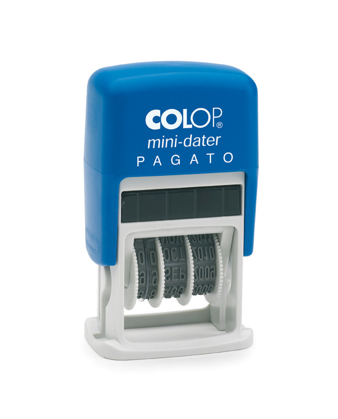 Colop Pagato I S160L1/I – Selbstfärbender Datumstempel, 4 mm Schrifthöhe