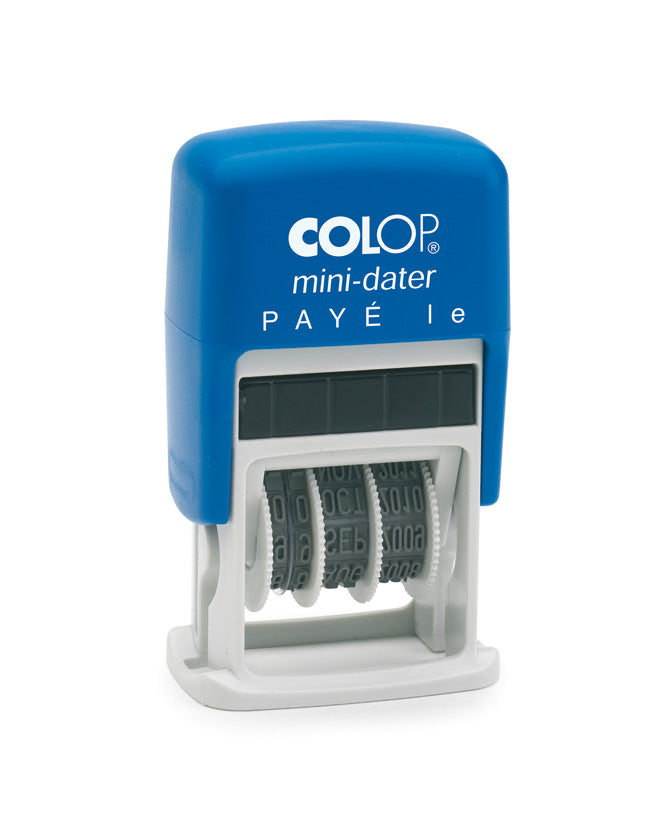 Colop Paye le S160L2/F – Selbstfärbender Datumstempel, Schrifthöhe 4 mm