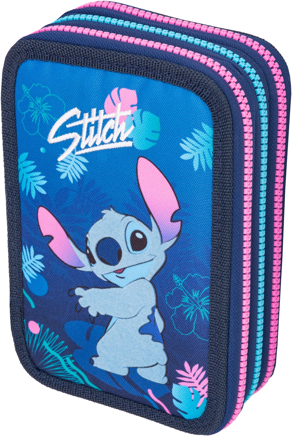 Coolpack Jumper F067780 – Schüleretui, 3 Klappen, gefüllt (46-teilig), Stitch