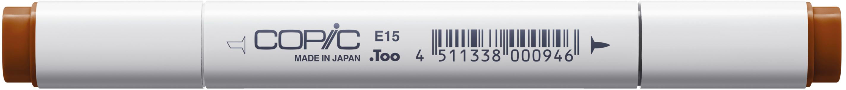 Copic Classic Permanentmarker – Doppeltspitze (breit/fein) – E15 Earthenware