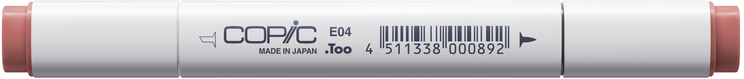 Copic Classic Marker, Doppelspitze – Kombi, alkoholbasiert, E04 Lipstick Natural