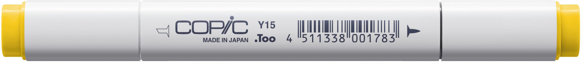 Copic Classic Y15 Permanentmarker – Doppeltspitze – Kadmiumgelb